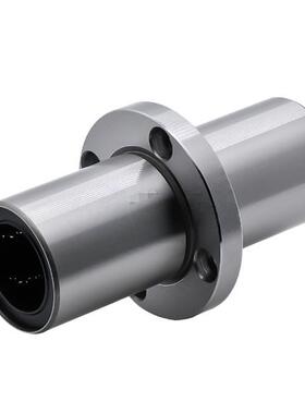 中间圆法兰直线轴承LMFC10/12/16/20/25/30/35/40/50LUU电镀