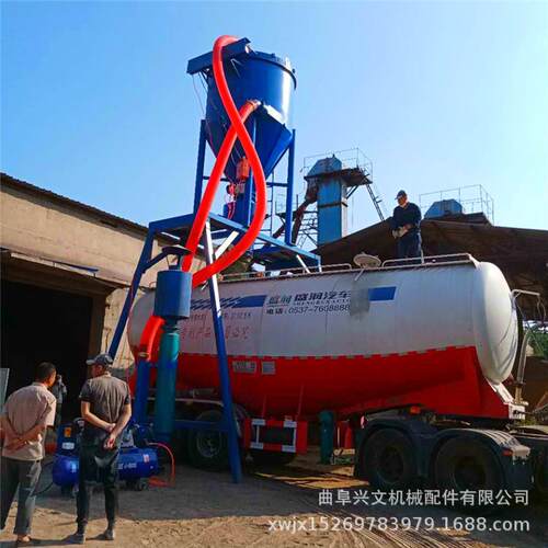 水泥粉清罐装车吸灰机地坑粉煤灰装车气力输送机湖北平库出灰机