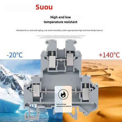 苏欧UKK3-5双层三层接线端子排导轨式UKKB3-5UDK4DIKD1.5快速接线