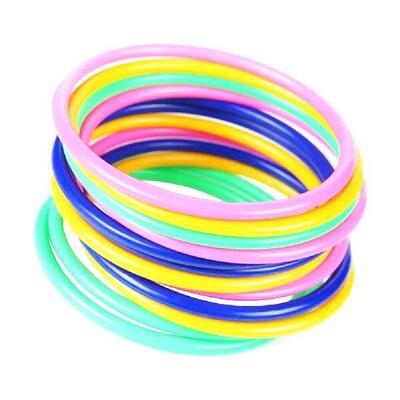 30 Pcs Ferrule Games Children Ring Plastic Throwing Rings