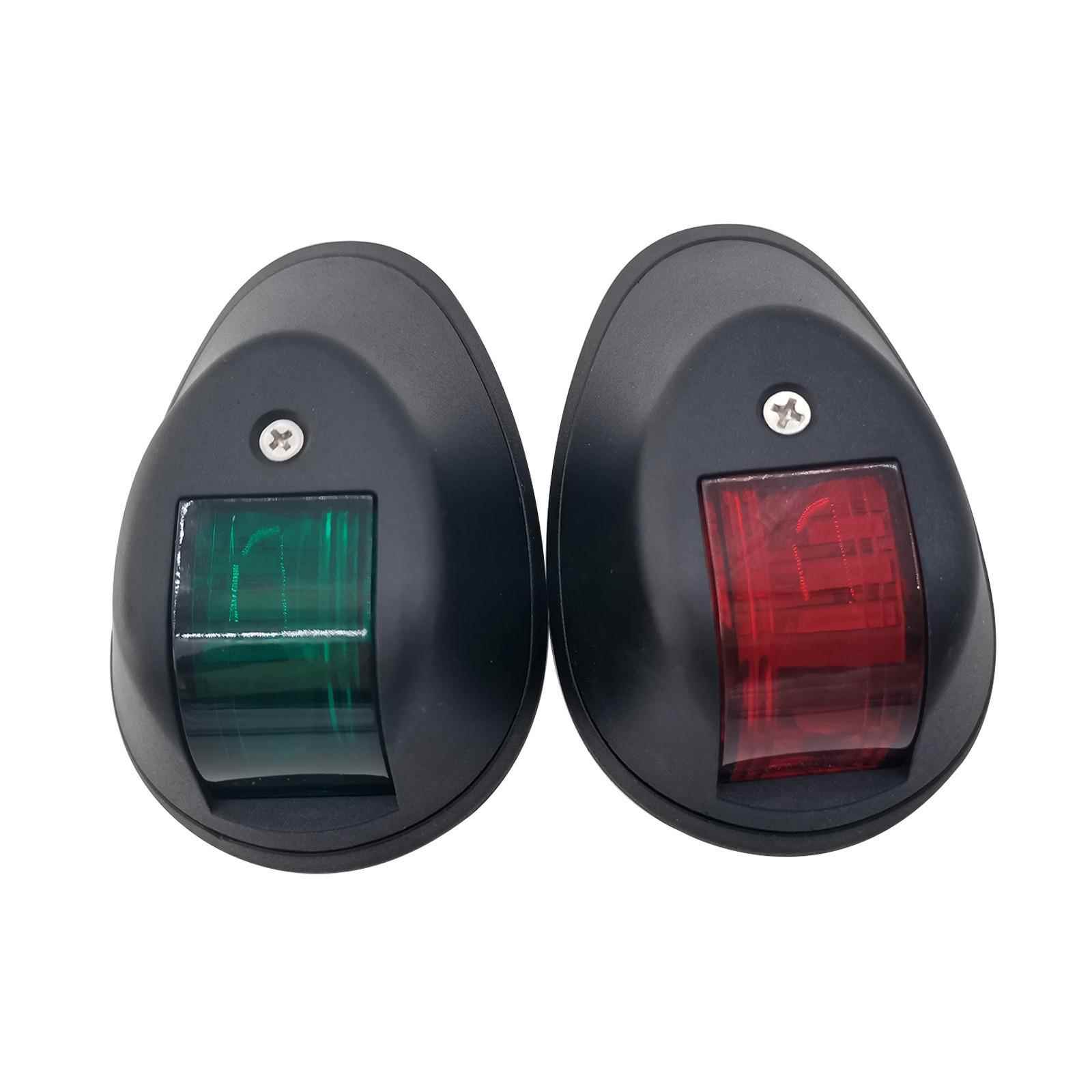 12-24V黑色左右舷灯LED91.5*59*33mm船用游艇五金配件艾硕/ISURE