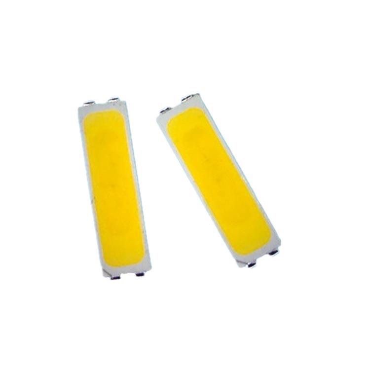 厂家直销led7020贴片灯珠0.5W 暖白光源 超高亮度7020发光二极管