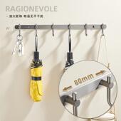 全铜挂钩强力粘胶免打孔玄关墙壁排钩挂衣服门后衣帽钩浴室挂衣架