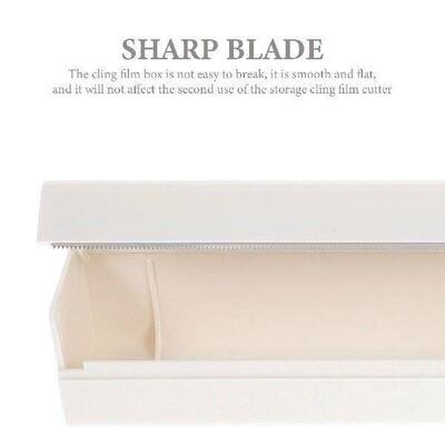 Plastic Wrap Storage Box Refillable Cling Film Holder