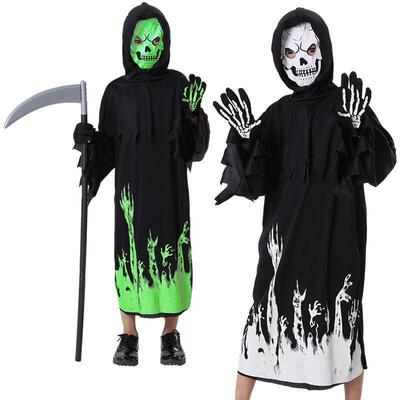Halloween sickle glow the dark ghost costume party万圣节服