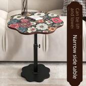 升降曼陀罗茶几沙发边几家用茶桌角几圆桌头边置物迷你阳台小桌子