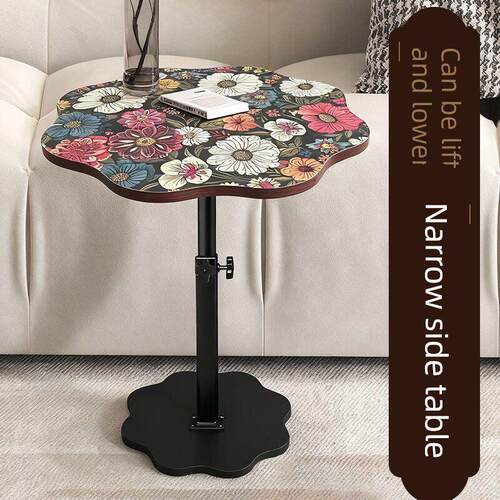 升降曼陀罗茶几沙发边几家用茶桌角几圆桌头边置物迷你阳台小桌子