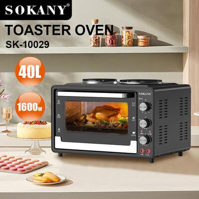 SOKANY10029电烤箱家用40L多功能烤箱顶部带发热盘烤箱OVEN