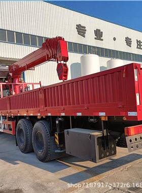 出口12吨随车吊前四后八 货箱9.6米 包上牌 来厂试车全国发货