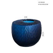 玻璃轻北茶几摆件客厅现代奢花瓶餐桌装 玄关插花创意 饰品家居欧式