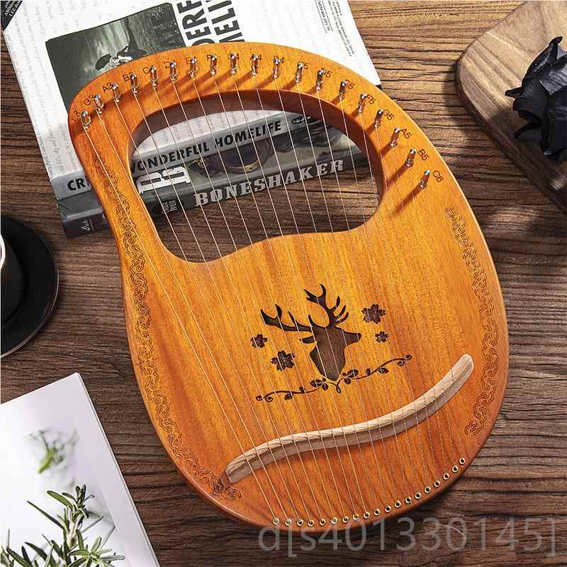 高档弦莱雅琴19弦便携式易1学竖琴箜篌初学者小型小众乐器ly小re6