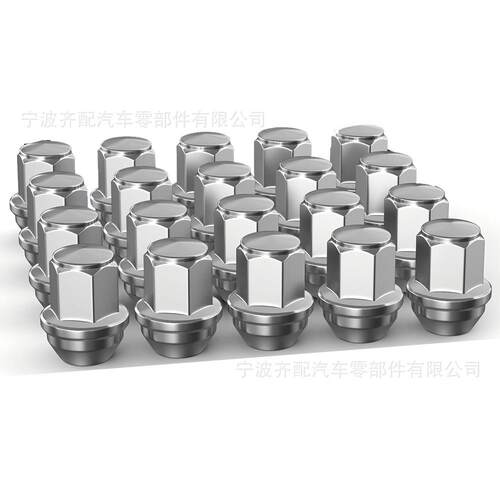 M12*1.5六角螺母轮胎螺母轮毂螺母汽车配件通用轮胎改装LugNut