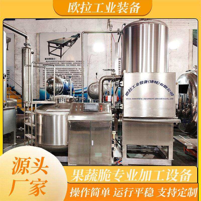 真空油炸机 果蔬脆低温油炸机械 秋葵脆 酥脆豆角加工设备