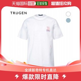 韩国直邮trugen衬衫，trugen时尚印花短袖圆领t恤(tgau4-mks0