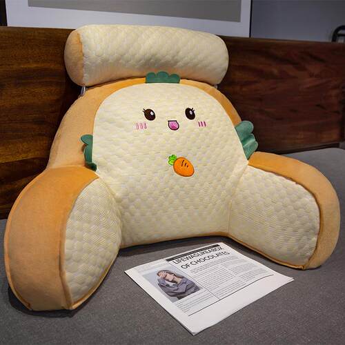 冰豆豆床头靠垫软包护腰靠枕头大靠背床上看书玩手机抱枕飘窗腰垫