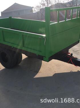 自卸拖车8叉平车牵引式平板吨引拖车牵式板车牵引行走重型NEM工具