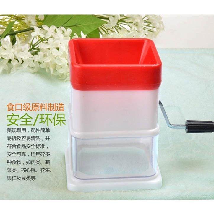 手摇粉碎机坚果搅碎机手动家用绞蒜机搅蒜器干辣椒粉碎机捣蒜器碎