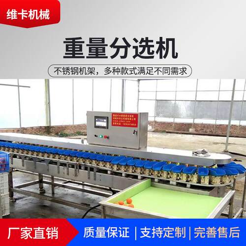 火龙果自动重量分选机鸭梨选级机厂家直供水果大小分级机