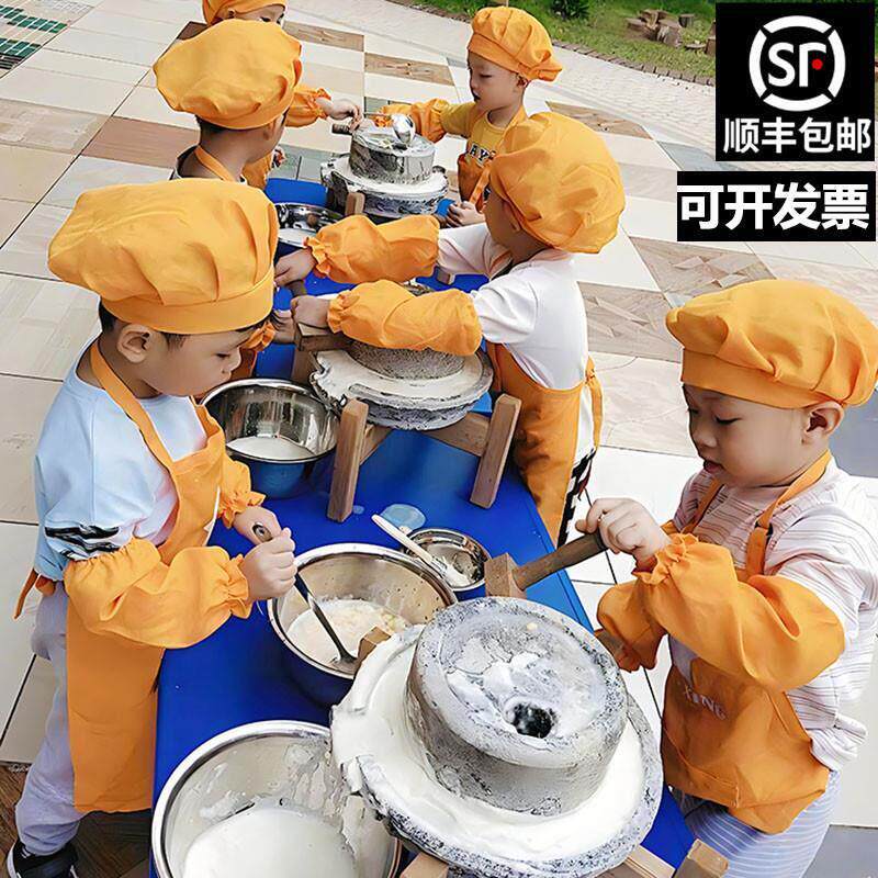 小石磨家用小型复古磨盘老石磨磨豆浆豆腐手工幼儿园研学亲子活动