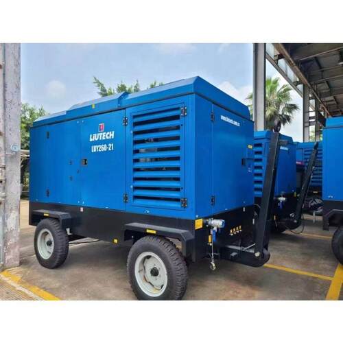 柳富达LUY300-28柴油发动机250kw船用双级螺杆空气压缩机