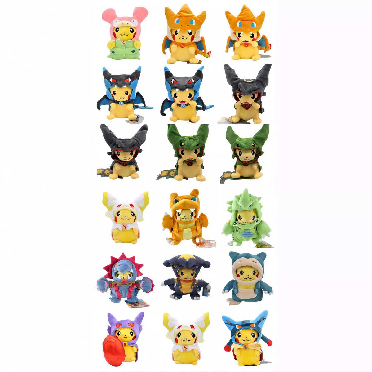 Cosplay Pikachu Peluche Doll Pokemon Plush Toy Eevee Chariza