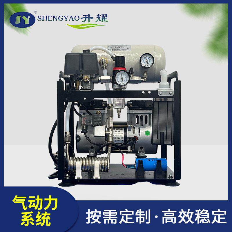 厂家直销无油静音空压机弹道式体外冲击波气源降噪气源系统