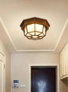 美工业风式阳台门口过道人体感应约复灯古户外防水防潮庭NNH院简