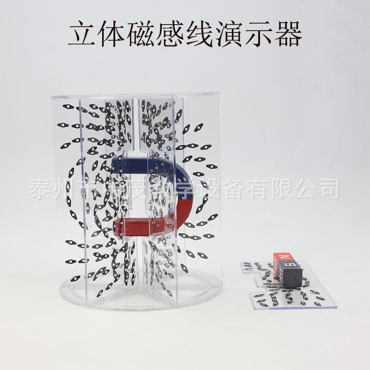 立体磁感线演示器 24004附蹄形磁铁条形磁铁物理磁场演示实验器材