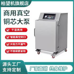 柏望机立柜式真空包装机粉沫类大袋商用塑颗粒真空机粉类打包封口