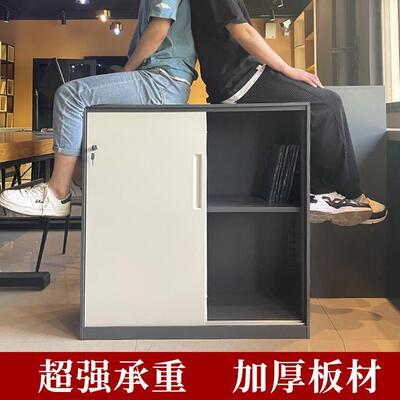 窄边套色矮室柜简储约小型物铁柜断办公ZYD-DXX9落地隔柜收纳拆装