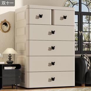 收纳66598849柜童床头五斗柜宝宝儿衣柜厚环 70加宽易简衣柜抽屉式