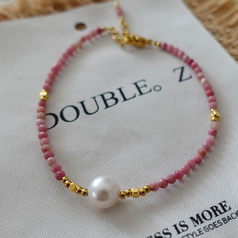 碧玺秋虎眼串珠项链高级毛衣项链