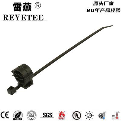 带管夹的分体式固定扎带汽车扎带156-01390/T30ROC1B