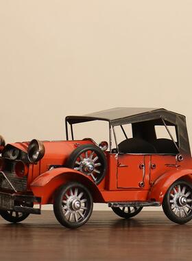 美式复古工艺品创意摆件摩托车模型摆饰服装店咖啡厅工业风装饰品