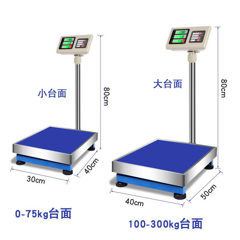 高精度工业计数秤TCS-150kg电子称100kg/1g台秤300公斤磅秤