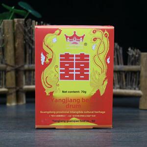 黄冠桥牌阳江天贝70g免辣即食黑豆鼓酱面蒸排骨天贝王调味酱