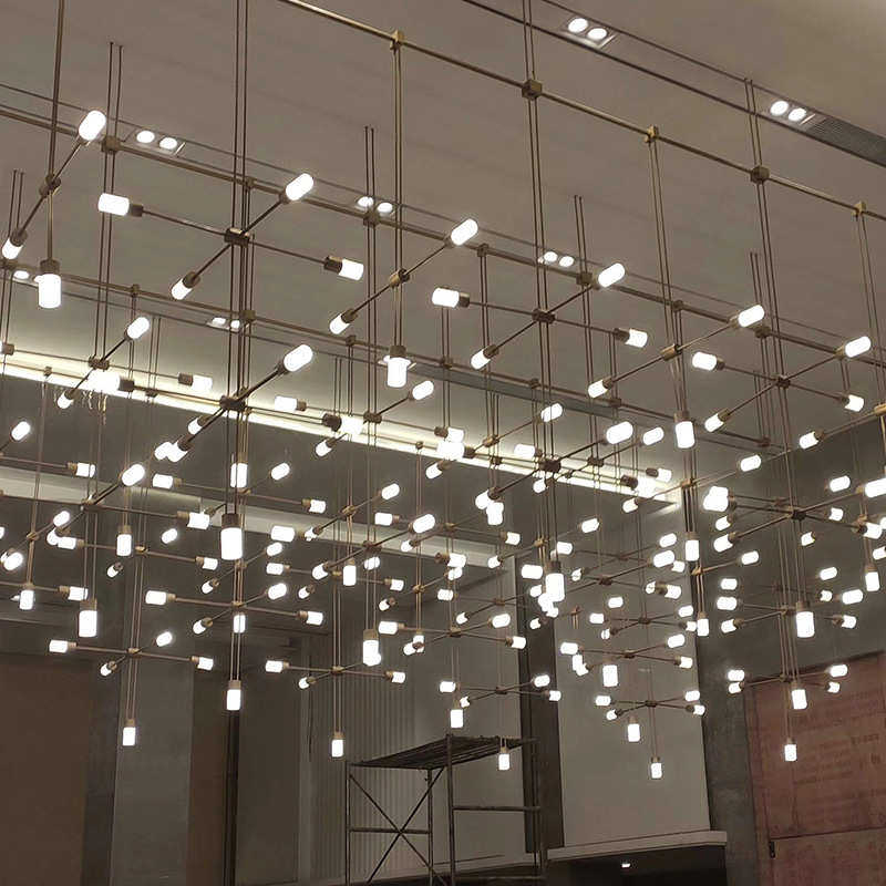 非标工程沙盘吊灯酒店大堂大灯酒楼大堂吊灯售楼处KTV大厅萤火虫,家装灯饰光源,其它灯具灯饰,淘宝优惠券,粉丝福利购,淘宝优惠卷