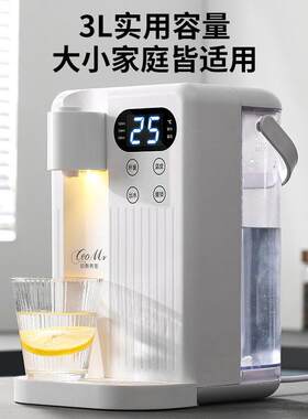 跨境110V速热饮水机桌面台式一键出水即热饮水机家用小型烧水壶3L