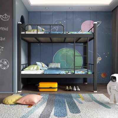 公上下铺铁架床学生宿舍员架S0003工工双地层高低子寓单人铁床床