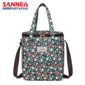 包户保温外卖冰包外大容量新款 保鲜三能印花袋饭盒袋野餐手提