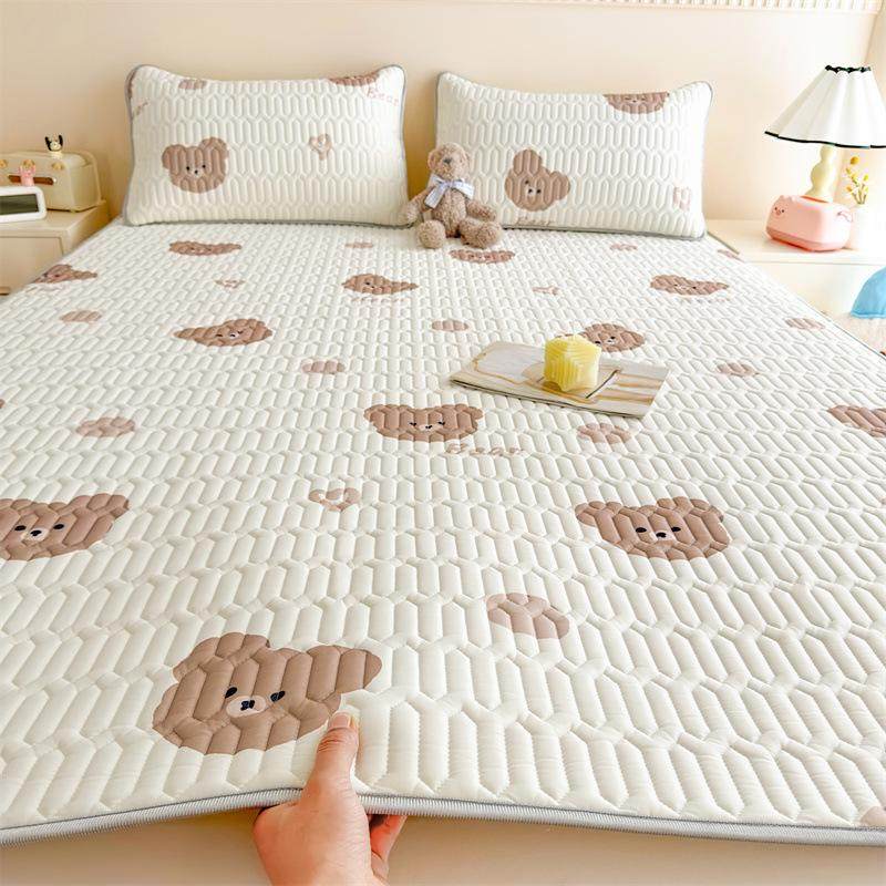 a类凉感丝乳胶凉席三件套家用可水洗空调席夏季宿舍单人折叠席子,床上用品,乳胶席,淘宝优惠券,粉丝福利购,淘宝优惠卷