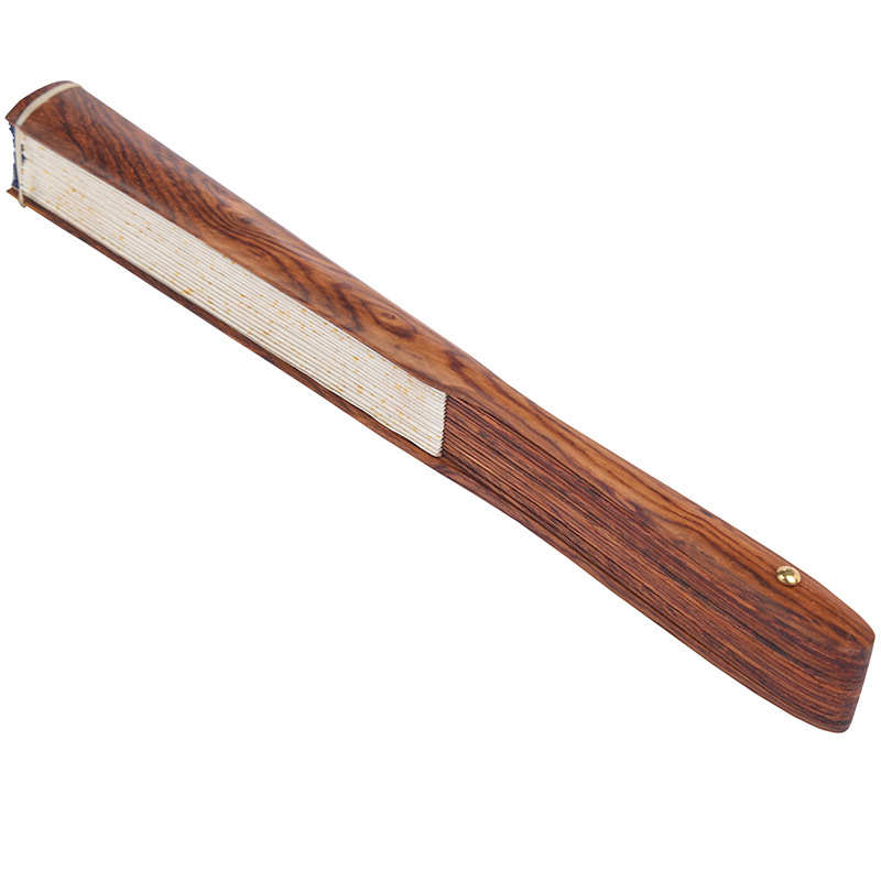 中扇子大古风黄花梨定做代发叶女折扇宣纸国风学生空白寸7双面