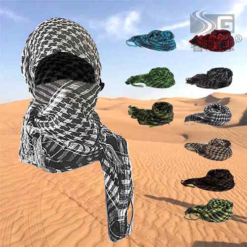 士旅行沙漠防尘多功能披肩