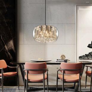 意大利无障碍豪华餐厅灯创意时尚 纳维亚后现代卧室 简单圆形斯堪