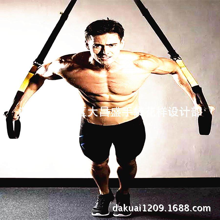 健身器材扩胸器多功能TRXs新款悬挂式训练带拉力器练臂力胸肌器