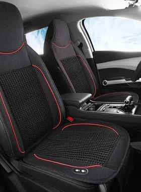 夏季汽车通坐垫冷吹风风座椅夏天冰丝透气67052货车散热凉垫垫带