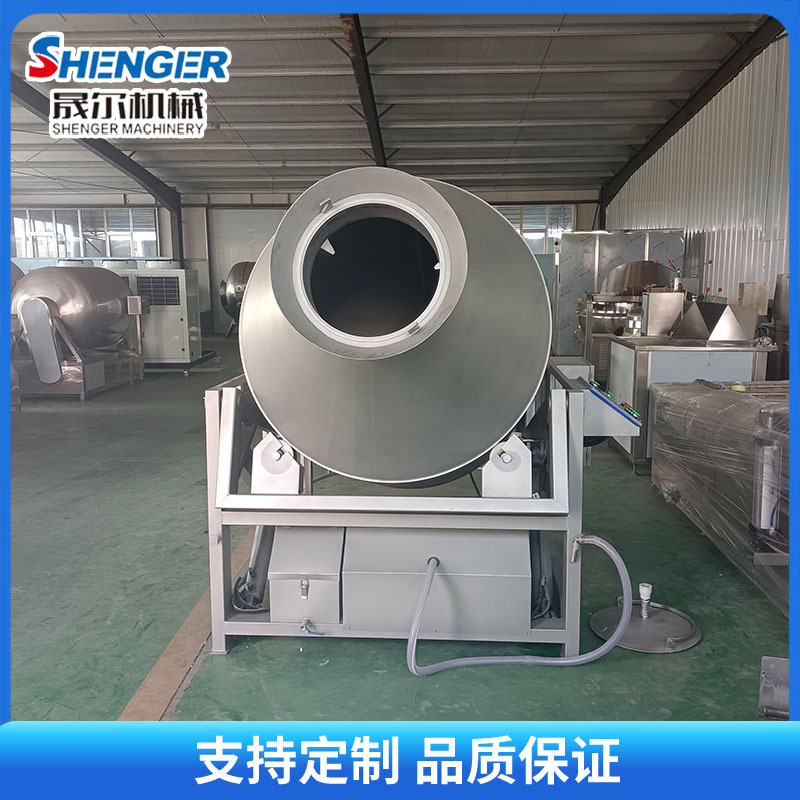 液压翻转真空滚揉罐 1500鱼虾快速腌制入味机变频鸡皮液压滚揉机