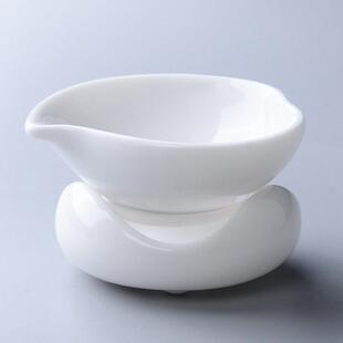茶器玉瓷茶漏茶滤陶瓷创意过滤器陶瓷过滤网茶器功夫茶具配件