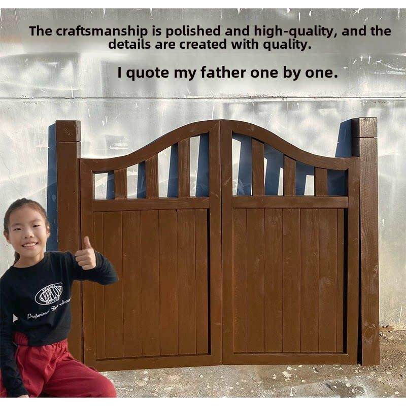 防腐木门庭院木栅栏门花园门小门栅栏门半腰门室外栅栏室内院子门
