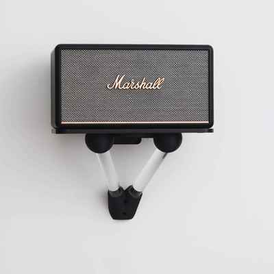 适用MARSHALL马歇尔音响壁挂支架acton/stanmore音箱实木上墙托